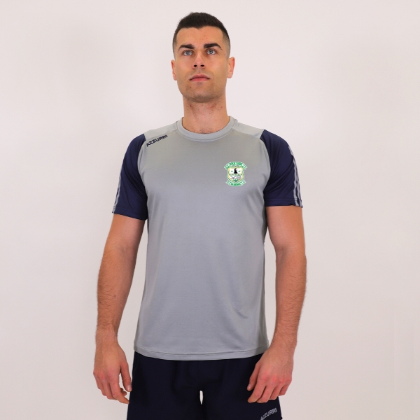 Picture of Wolfetones na Sionna GAA Clare Rio T-Shirt Grey-Navy