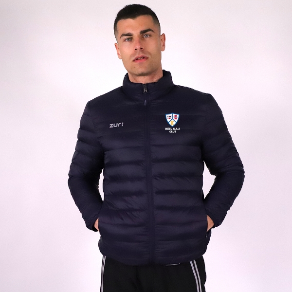Picture of Keel GAA Cali Quilted Jacket Navy