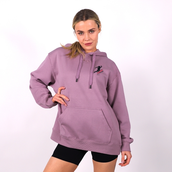 Picture of Aghada Running Club Central Oversize Hoodie Taro Purple