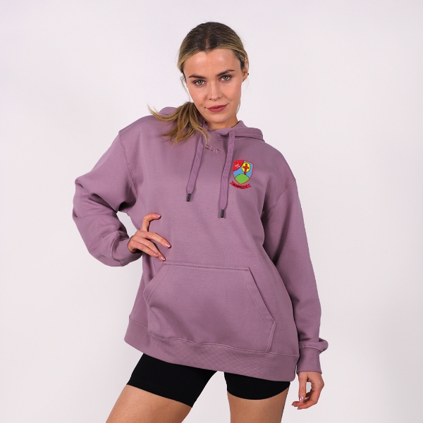 Picture of Na Fianna Hurling Club Central Oversize Hoodie Taro Purple