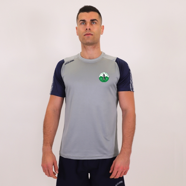 Picture of Kinnitty Camogie Club Kids Rio T-Shirt Grey-Navy