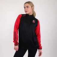 Picture of Abbeyside AFC Kids Rio Half-Zip Black-Red