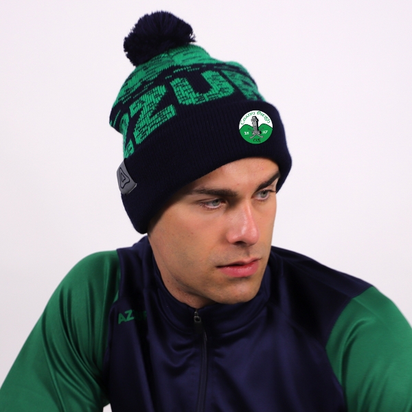 Picture of Kinnitty Camogie Club Rio Bobble Hat Navy-Emerald