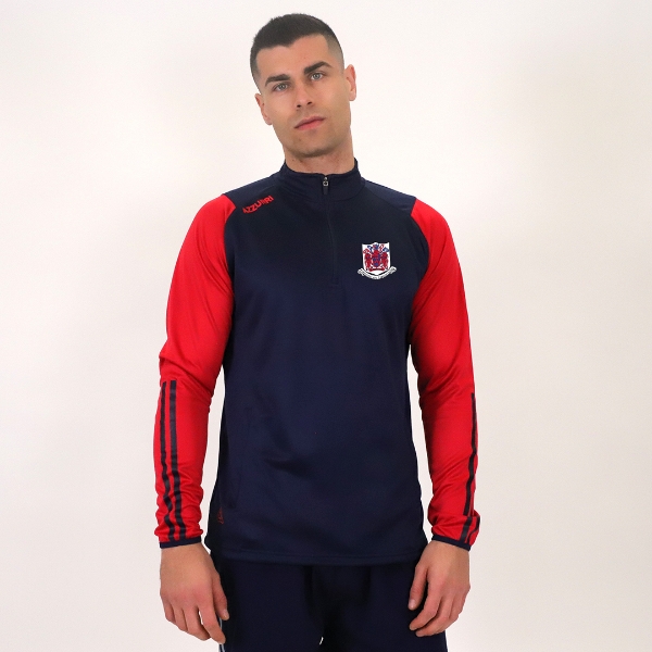 Picture of Courcey Rovers Kids Rio Half-Zip Navy-Red