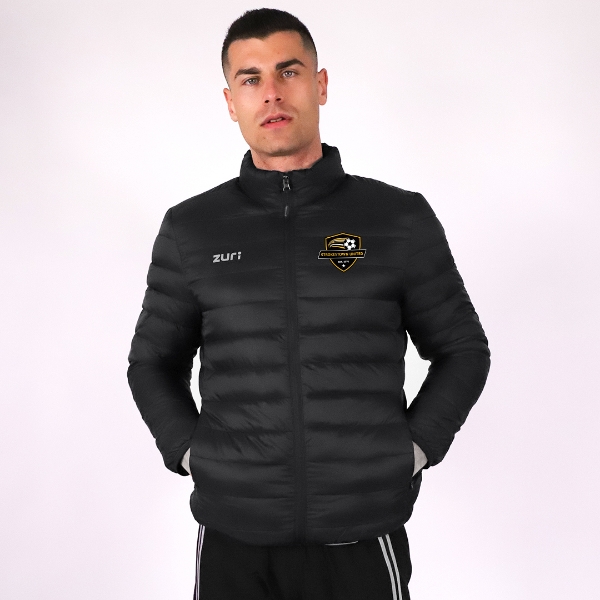 Picture of Strokestown United FC Cali Quilted Jacket Black