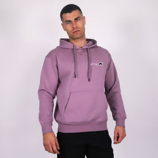 Picture of Streamside Stables Central Oversize Hoodie Taro Purple