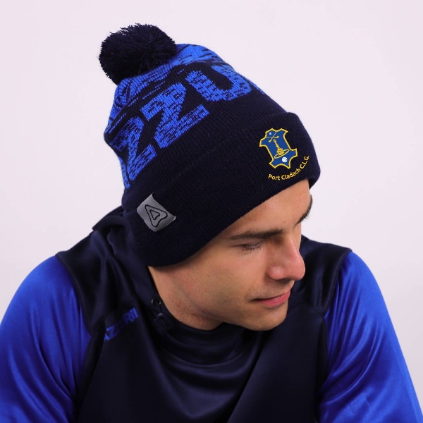 Picture of Portlaw LGFA Rio Bobble Hat Navy-Royal