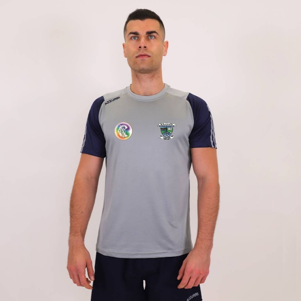 Picture of Ballyduff Upper Camogie Kids Rio T-Shirt Grey-Navy