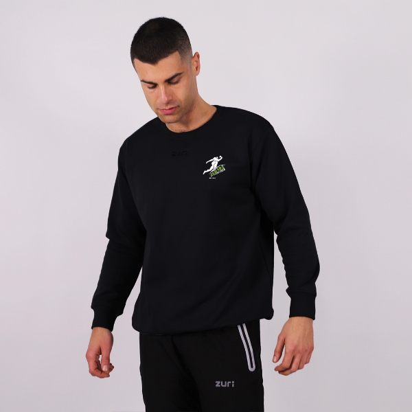 Picture of Aghada Running Club Central Crew Neck Black