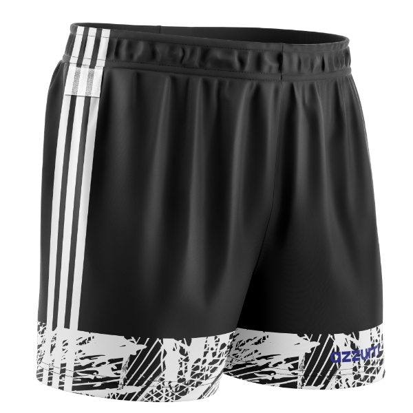 Picture of Tag Rugby Shorts - Black-White Custom