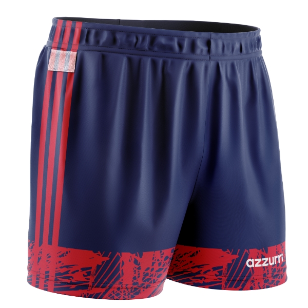 Picture of Tag Rugby Shorts - Navy-Red Custom