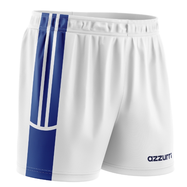 Picture of GAA Shorts Adults SG024 White-Royal