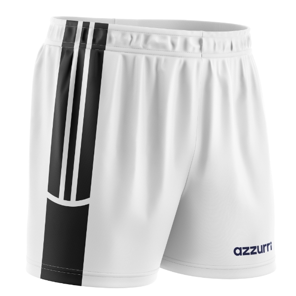 Picture of GAA Shorts Adults SG024 White-Black