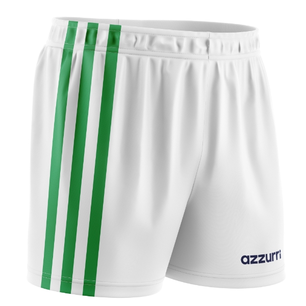 Picture of Kids GAA Shorts SG629 White-Emerald