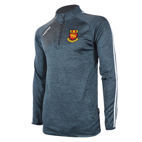 Picture of Buccaneers RFC Tasmania Half-Zip Gunmetal Grey Melange-White