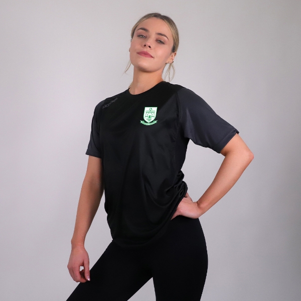 Picture of Enniscrothy Town FC Rio T-Shirt Black-Dark Grey