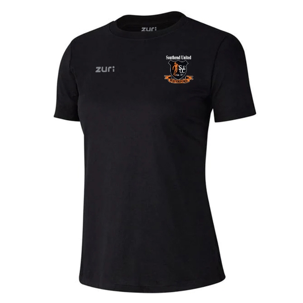 Picture of Southend United FC ladies fit heather t-shirt Black