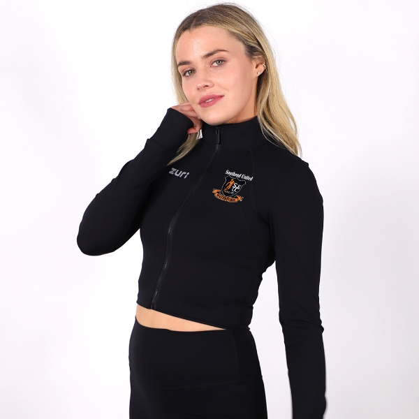 Picture of Southend United FC Hazel Crop  Jacket Black