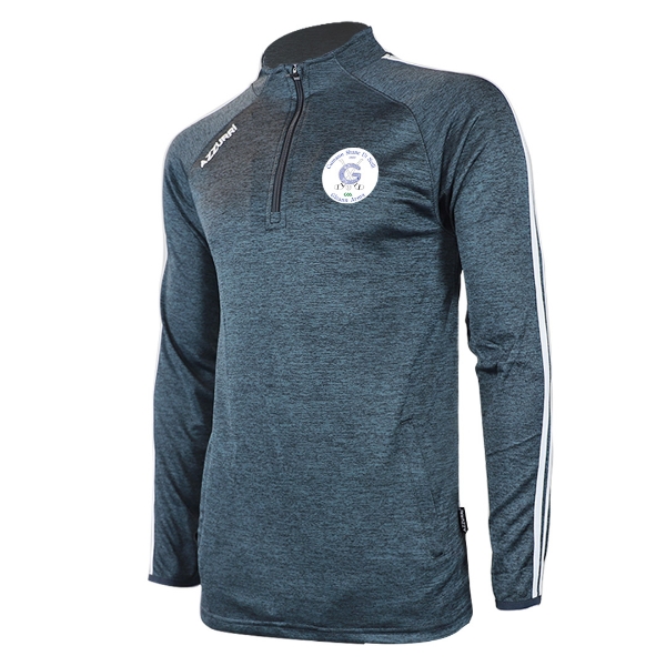 Picture of Shane Ui Neills GAC Tasmania Half-Zip Gunmetal Grey Melange-White