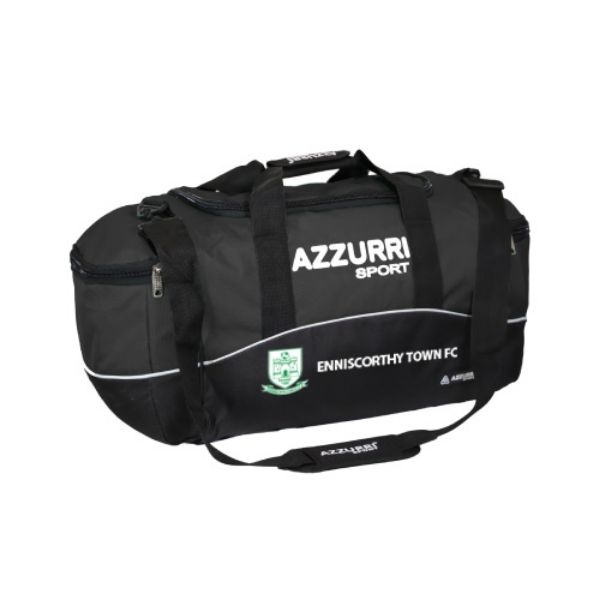 Picture of Enniscorthy Town FC Kitbag Black-Black-White