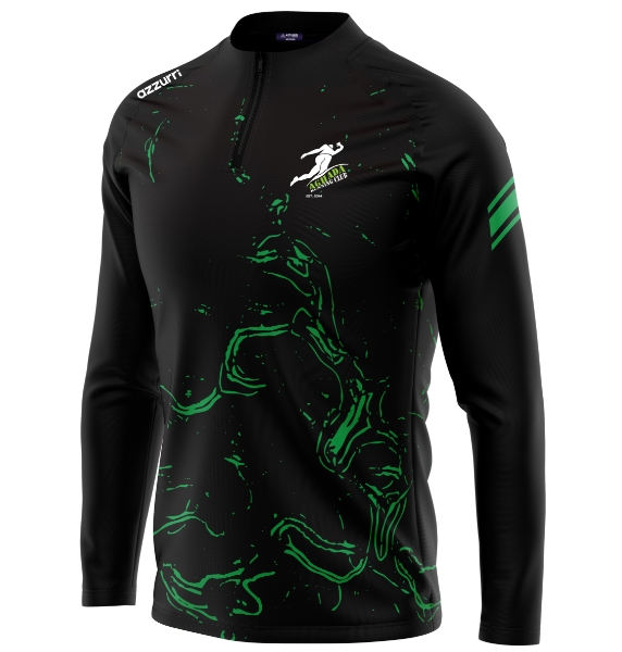 Picture of Aghada Running Club Kids Madrid Sublimated Half-Zip Custom