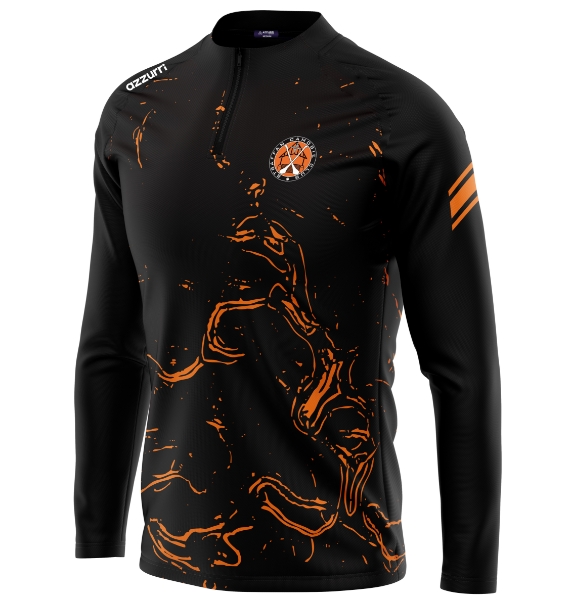 Picture of Straffan Camogie Kids Madrid Sublimated Half-Zip Custom