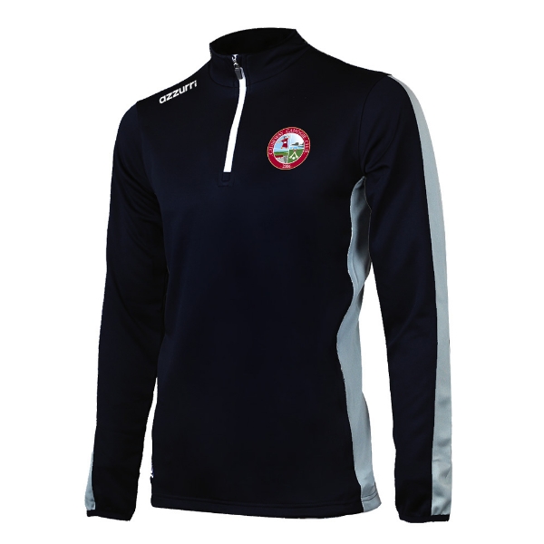 Picture of Causeway Camogie Boston Half-Zip Black-Grey