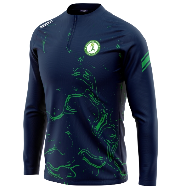 Picture of Weightlifting ireland Madrid Sublimated Half-Zip Custom