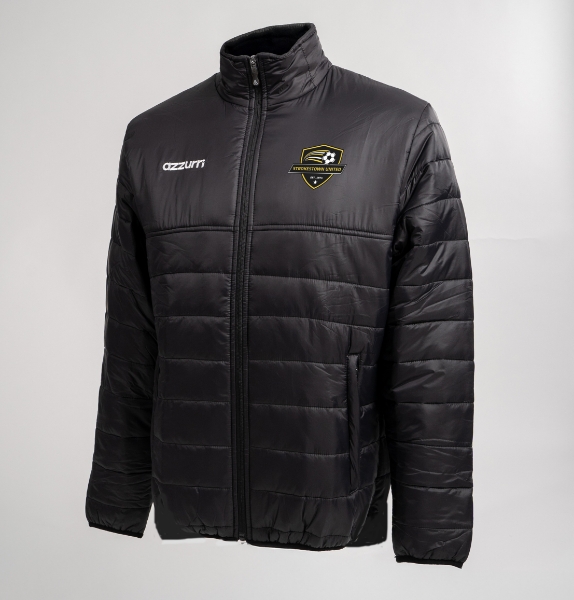 Picture of Strokestown United FC Core Quilted Jacket Black