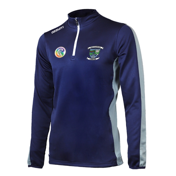 Picture of Ballyduff Upper Camogie Boston Half-Zip Navy-Grey