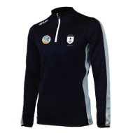 Picture of Blacks & Whites Camogie Kids Boston Half-Zip Black-Grey