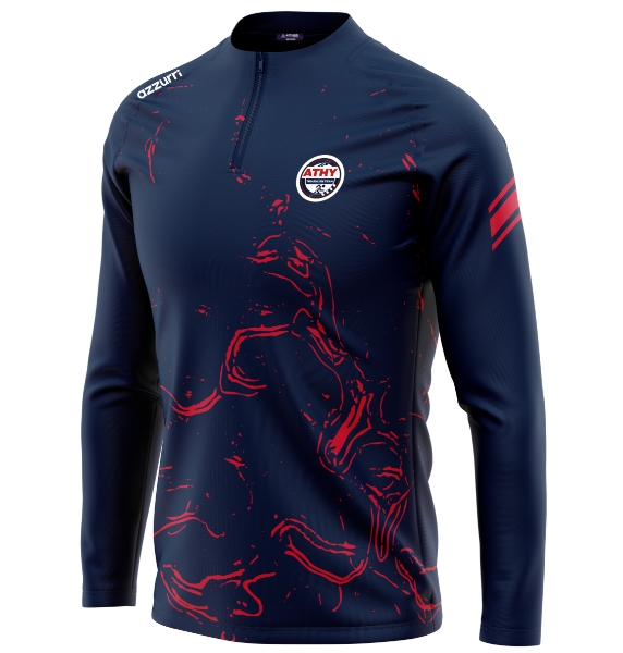 Picture of Athy Triathlon Club Madrid Sublimated Half-Zip Custom