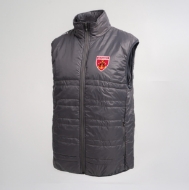 Picture of Passage East HUrling Club Core Quilted Gilet Gunmetal Grey