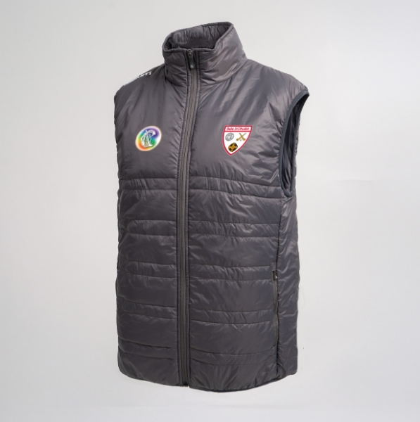 Picture of Ballyduff Lower Camogie Core Quilted Gilet Gunmetal Grey