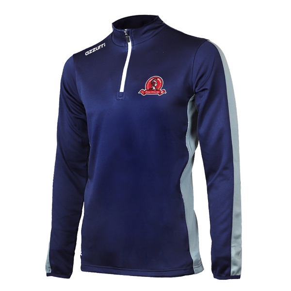 Picture of Rome Hibernia GAA Kids Boston Half-Zip Navy-Grey