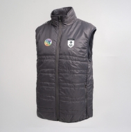 Picture of Blacks & Whites Camogie Core Quilted Gilet Gunmetal Grey