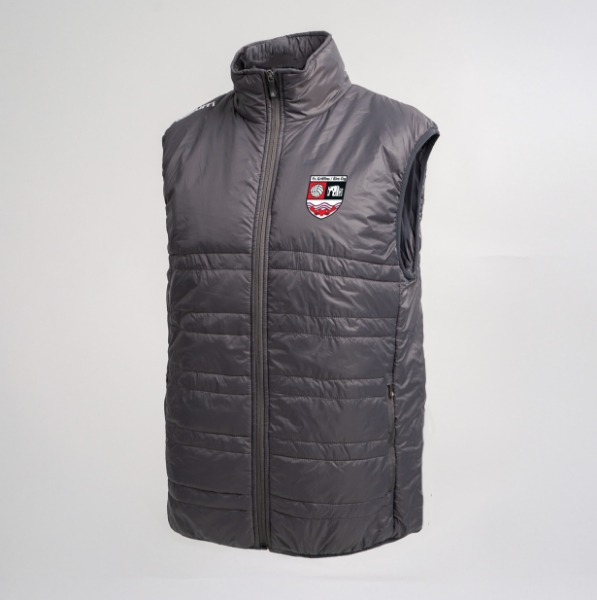 Picture of Fr Griffins Eire Og Core Quilted Gilet Gunmetal Grey