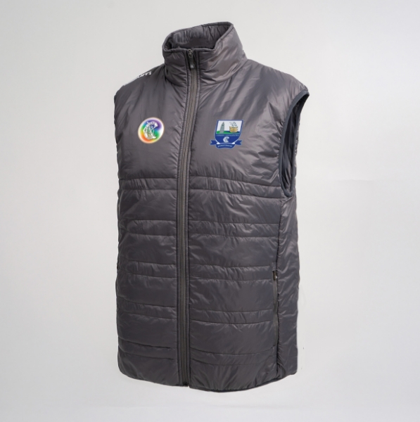 Picture of Waterford Camogie Core Quilted Gilet Gunmetal Grey