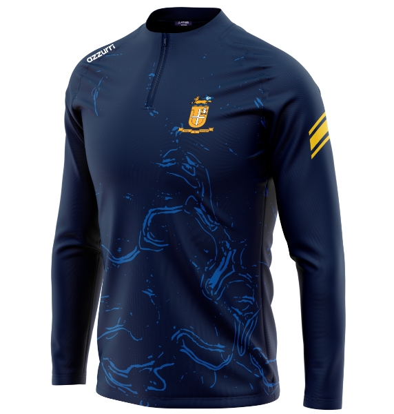 Picture of Glenamaddy GAA Kids Madrid Sublimated Half-Zip Custom