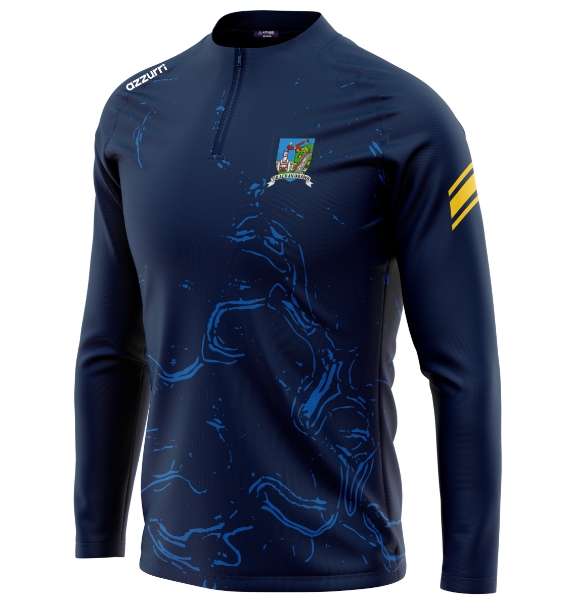 Picture of Tallow Camogie Madrid Sublimated Half-Zip Custom