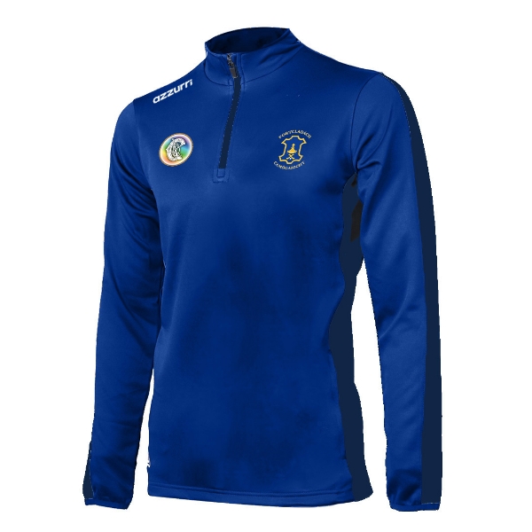 Picture of Portlaw Camogie Boston Half-Zip Royal-Navy