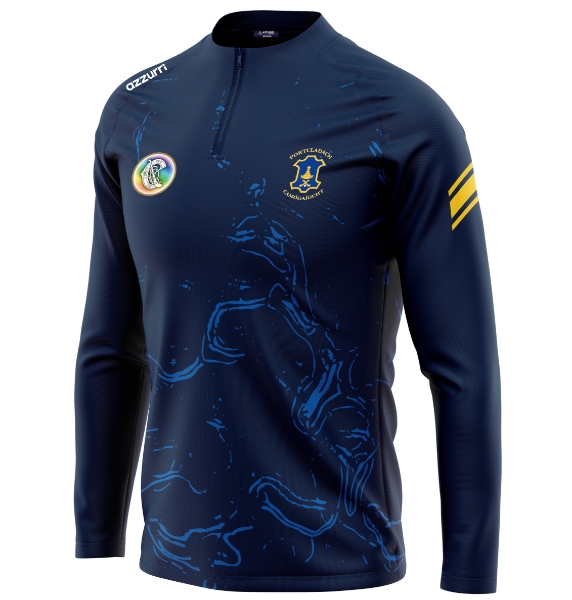 Picture of Portlaw Camogie Kids Madrid Sublimated Half-Zip Custom