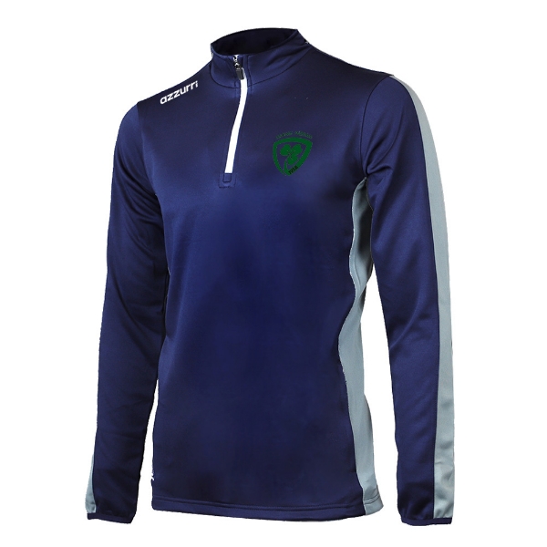 Picture of St Patricks GAA Dromard Boston Half-Zip Navy-Grey