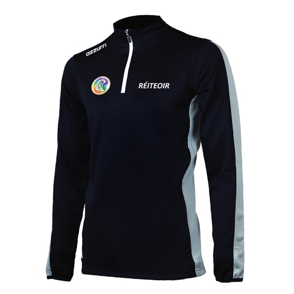 Picture of Camogie Referees Kids Boston Half-Zip Black-Grey