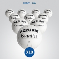 Picture of 10 Pack "Counties" Gaelic Match Football White