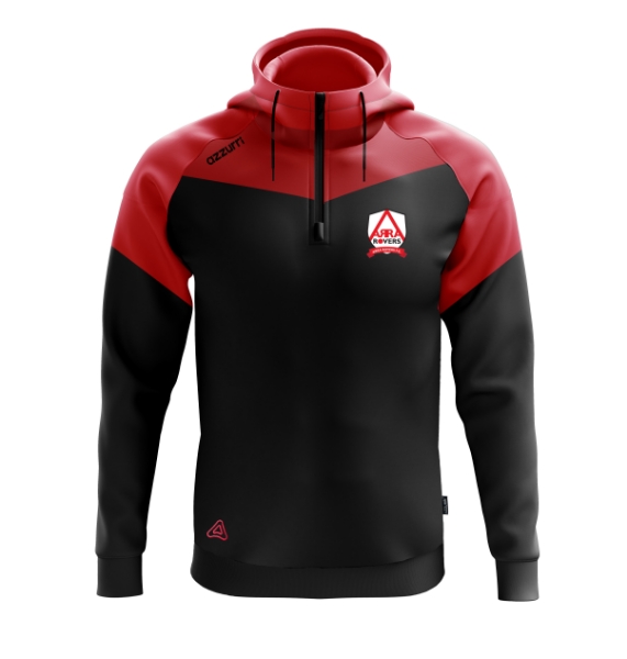 Picture of Arra Rovers Cali Hoodie Black-Red-Red
