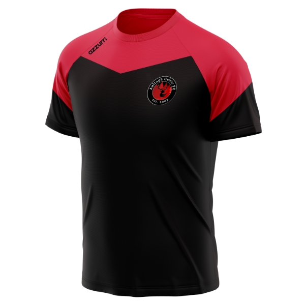 Picture of Aultagh Celtic Cali T-shirt Black-Red-Red