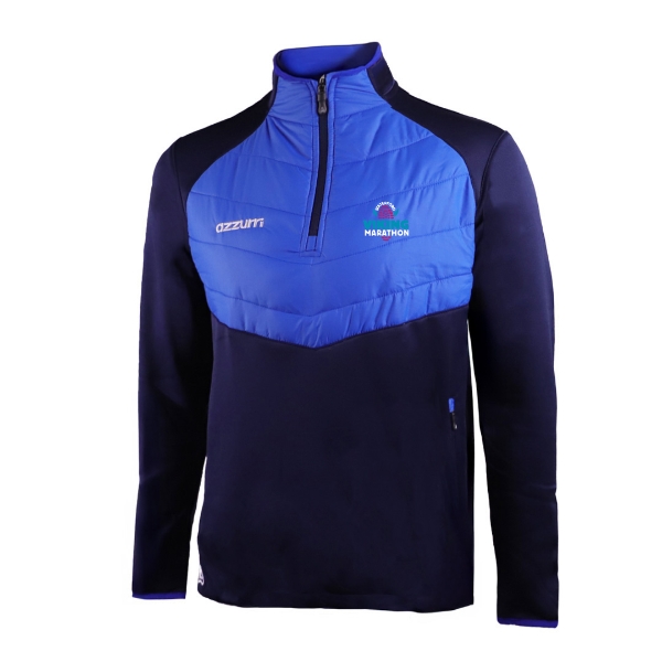 Picture of WVM Hybrid Half-Zip Navy-Royal