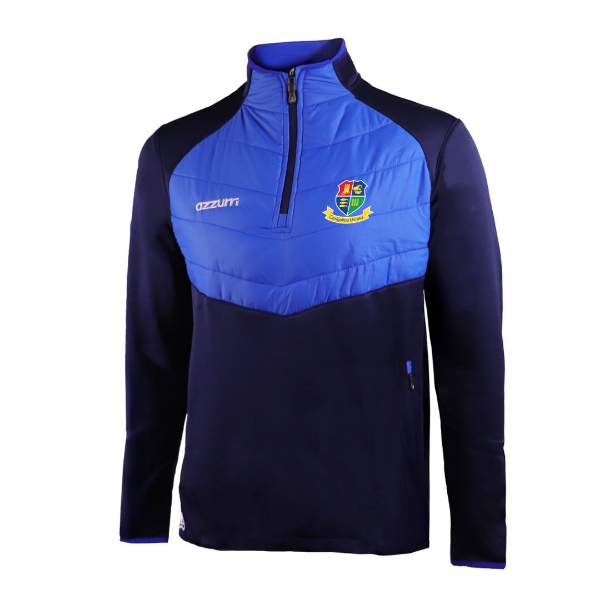 Picture of Carrigaline Utd Afc Hybrid Half  Zip Navy-Royal