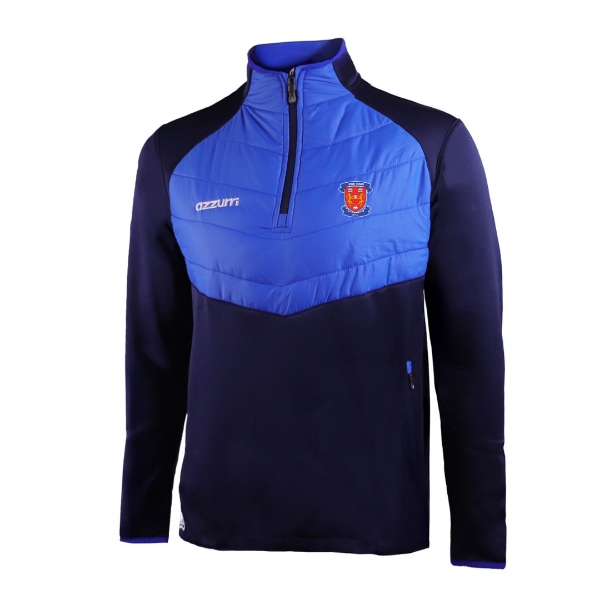 Picture of Birr Town AFC hybrid Half-Zip Navy-Royal